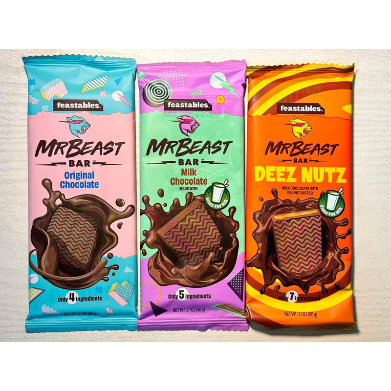 พร้อมส่ง MR BEAST Chocolate Bar แท้จาก USA ของขวัญ Christmas ปีใหม่