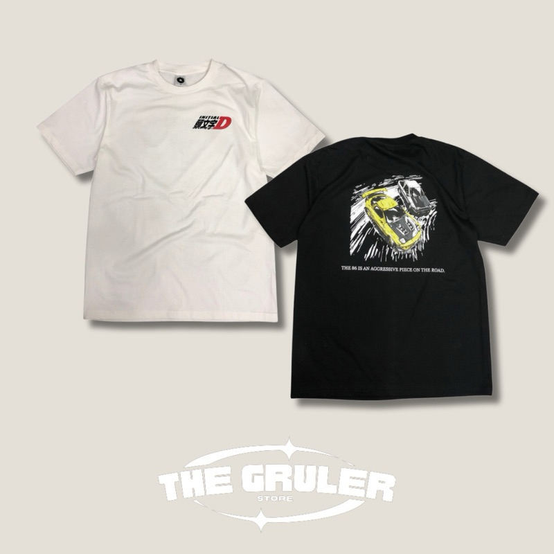 THE GRULER เสื้อยืดINITIALD AE86-RX7