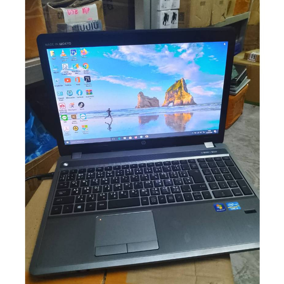 โน๊ตบุ๊คมือสอง HP Probook  4540s  i5-3210m @2.50GHz(RAM:4gb/HDD:500gb)จอใหญ่15.6นิ้ว