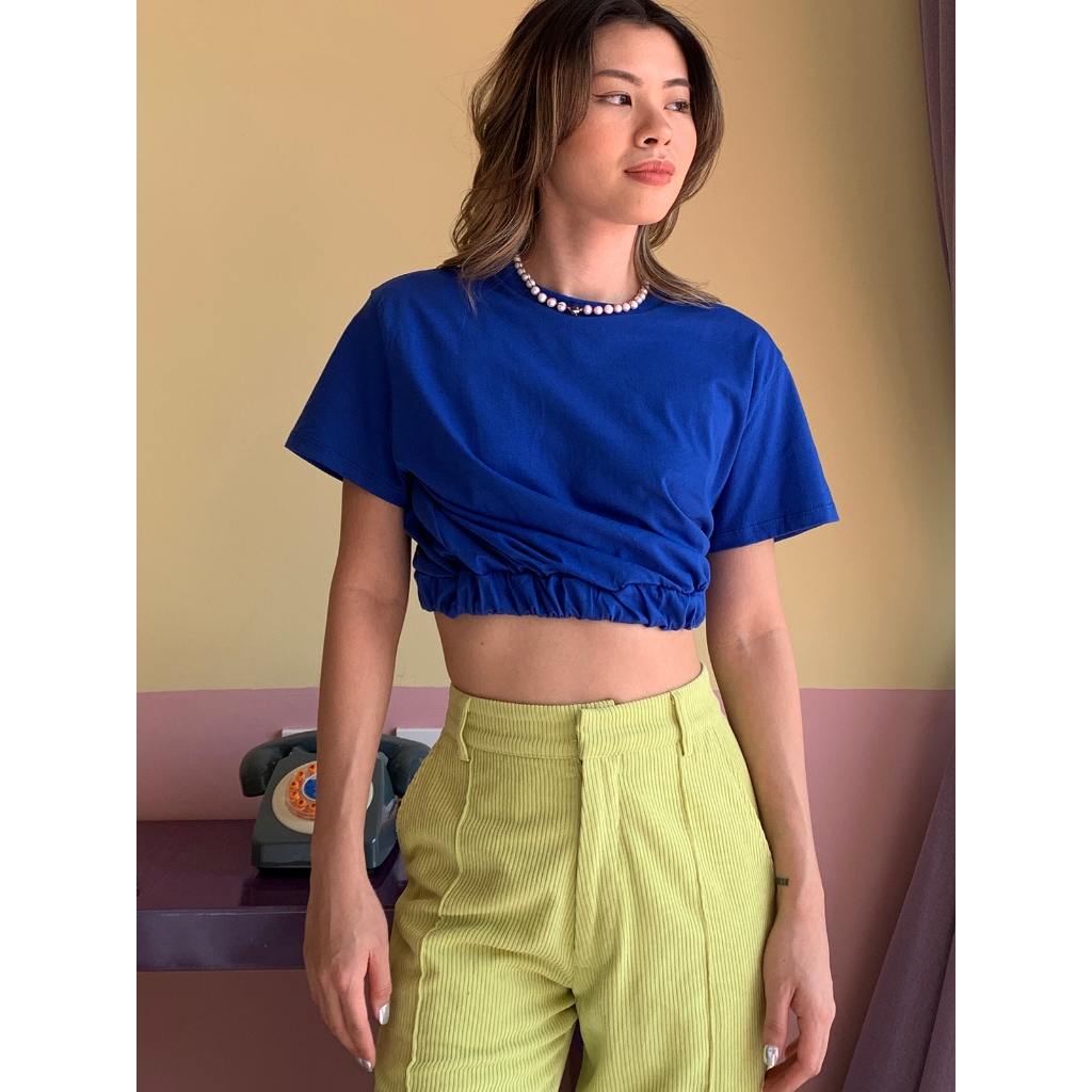 Mellow everyday - Bubble top เสื้อยืดจั๊มเอว