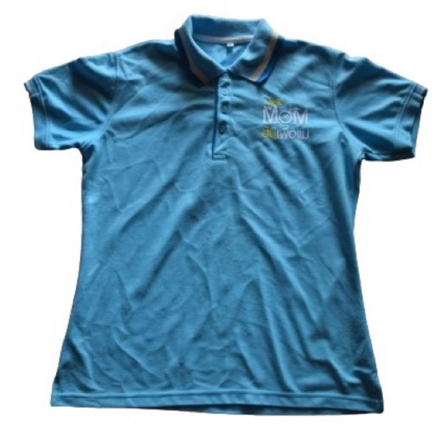 🇹🇭 bike for mom ปั่นเพื่อแม่ เสื้อโปโล เสื้อคอปก เสื้อทำงาน มือสอง