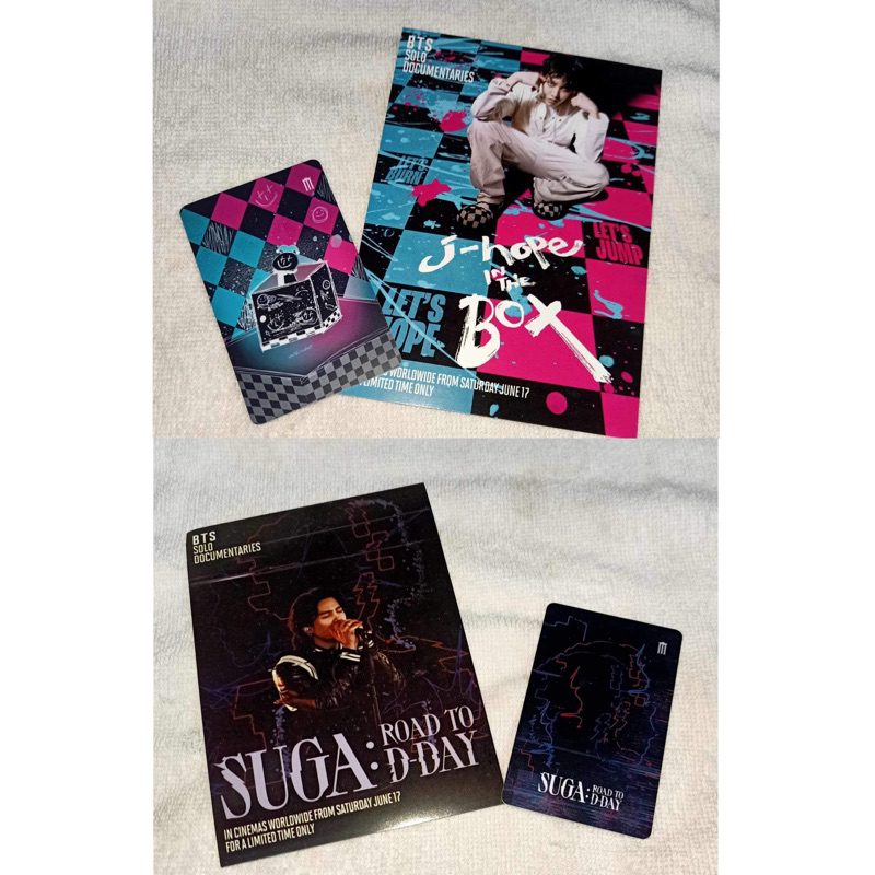 (ทักลด50%) บัตรแข็ง BTS x MAJOR Exclusive + โปสการ์ด  BTS Solo Documentaries บัตรแข็ง BTS x MAJOR Ex