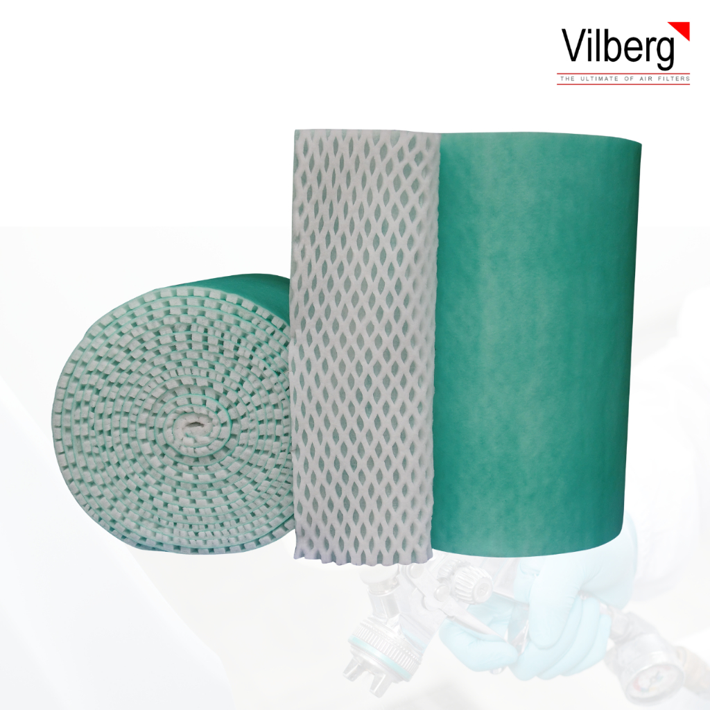 ฟิลเตอร์ใยสังเคราะห์ดักละอองสี  ฟิลเตอร์ดูดลมออกสำหรับห้องพ่นสี  Paint pocket