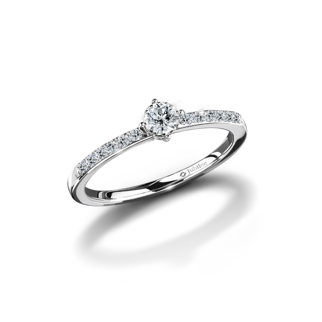 Jubilee Diamond خاتم ألماس حقيقي Eternity Solitaire — صورة 6