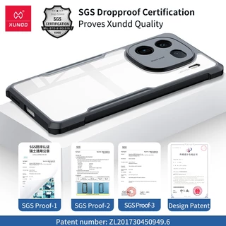 XUNDD เคส สำหรับ Vivo Iqoo12 5G เคส ต่อต้านการดรอป ป้องกันรอยขีดข่วน