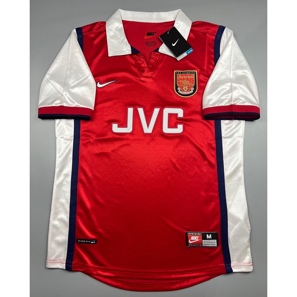 เสื้อบอล ย้อนยุค อาเซนอล เหย้า 1998 Retro Arsenal Home  เรโทร คลาสสิค