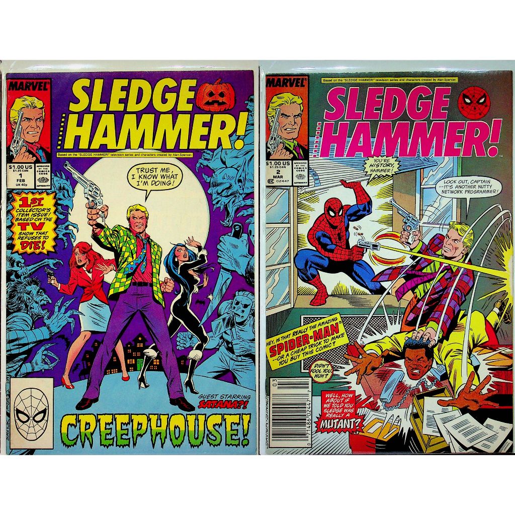 Sledge Hammer #1-2/ (เซ็ท 2 เล่ม) 📚พิเศษ/ชุด หนังสือการ์ตูนภาษาอังกฤษ English Comics Book (Marvel / มาร์เวล คอมมิค)