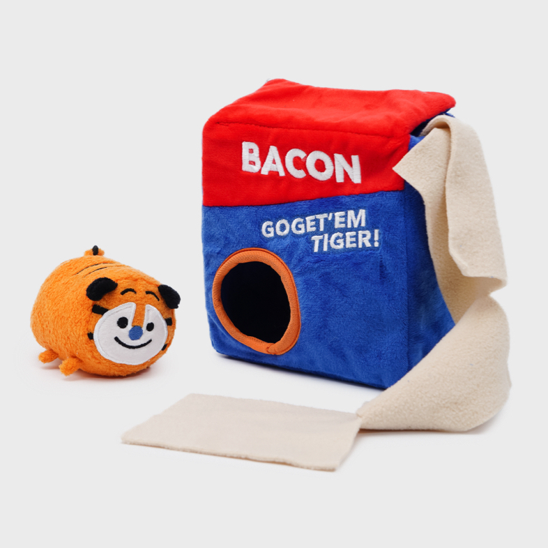 BACON Tiger Power Nosework Toy