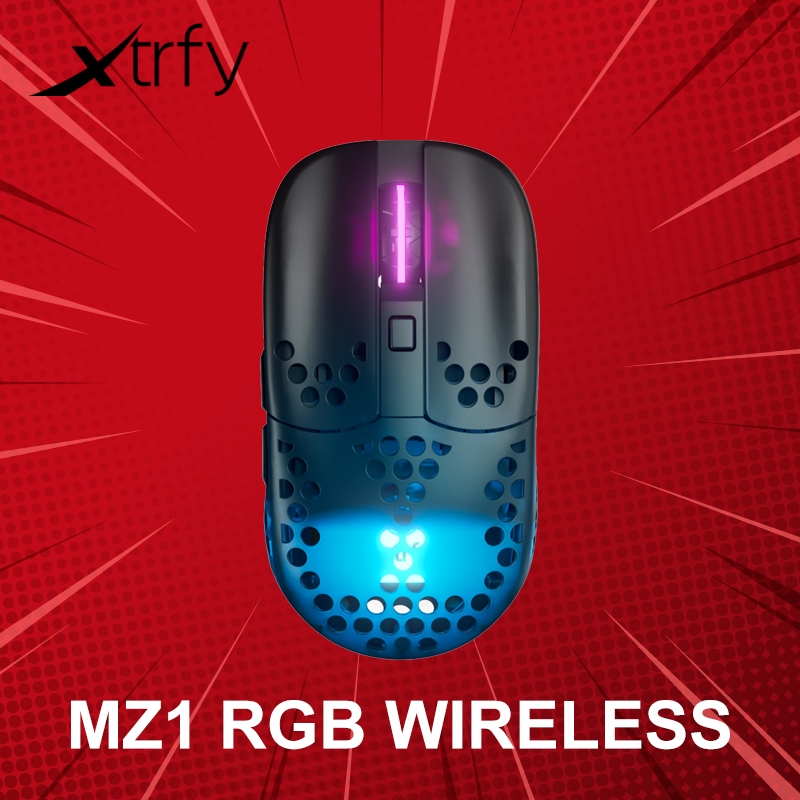 เมาส์เกมมิ่งไร้สาย Xtrfy MZ1 RGB Wireless ประกันศูนย์ 1 ปี