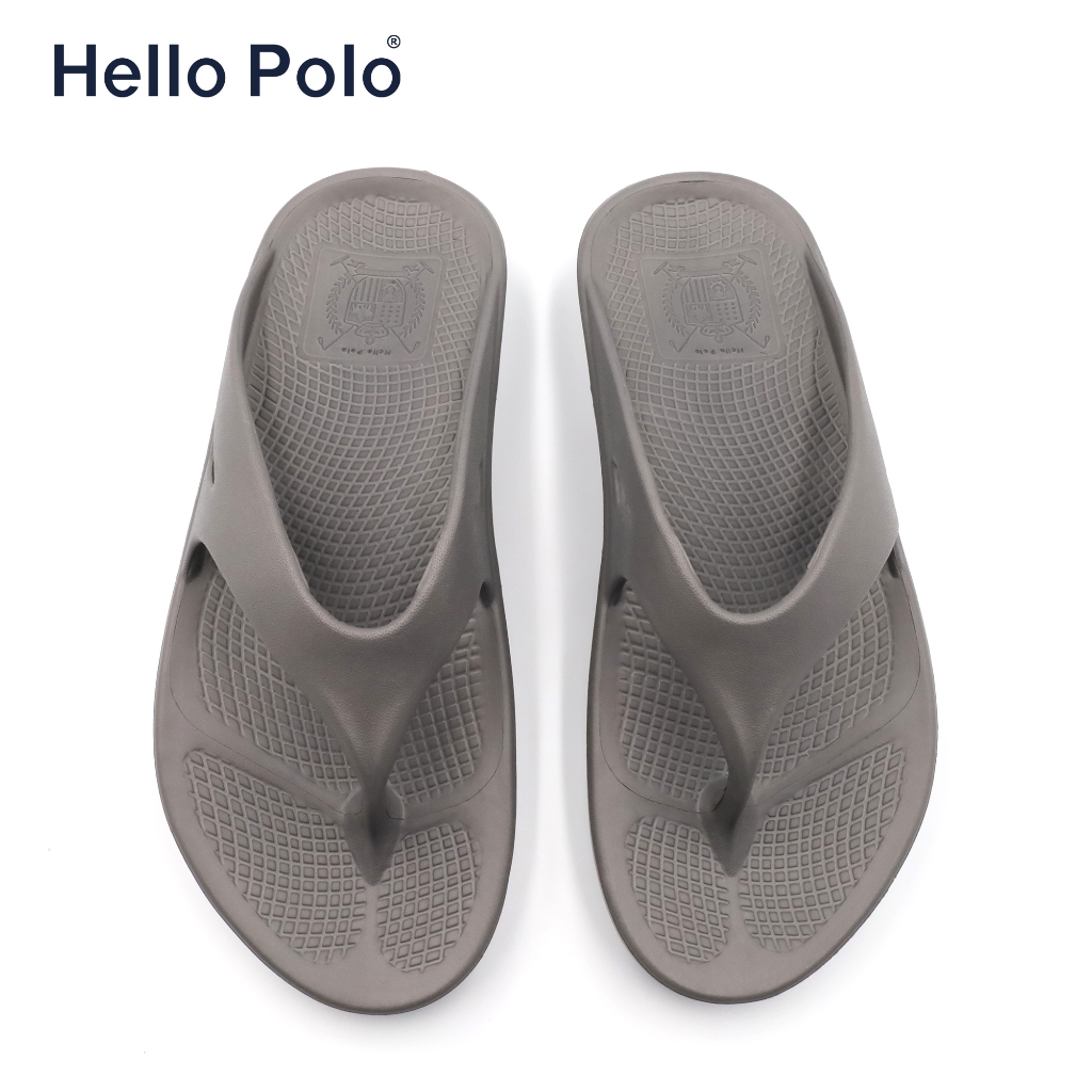 Hello Polo รองเท้าแตะผู้ชาย รองเท้าใส่ในห้อง รองเท้าแตะ แฟชั่น HP8002