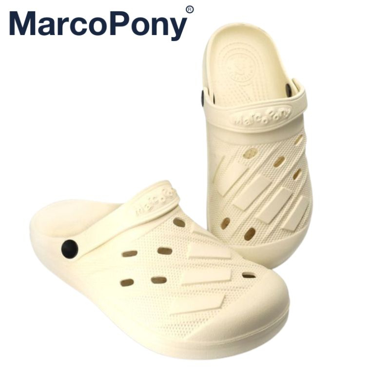 Marco Pony รองเท้าแตะผู้หญิง รองเท้าหัวโต แฟชั่น พื้นนิ่มกันลื่น สบายเท้า น่ารัก รองเท้านิ่มเหมือนเหย MH9016W