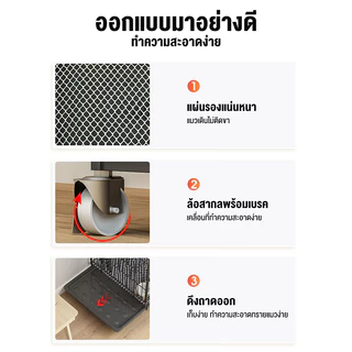 กรงแมวพับได้ กรงแมวขนาดใหญ่ 2/3/4 ชั้น มีล้อ กรงเหล็กแมว ประกอบง่าย กรงสัตว์เลี้ยง แมวหลายตัว
