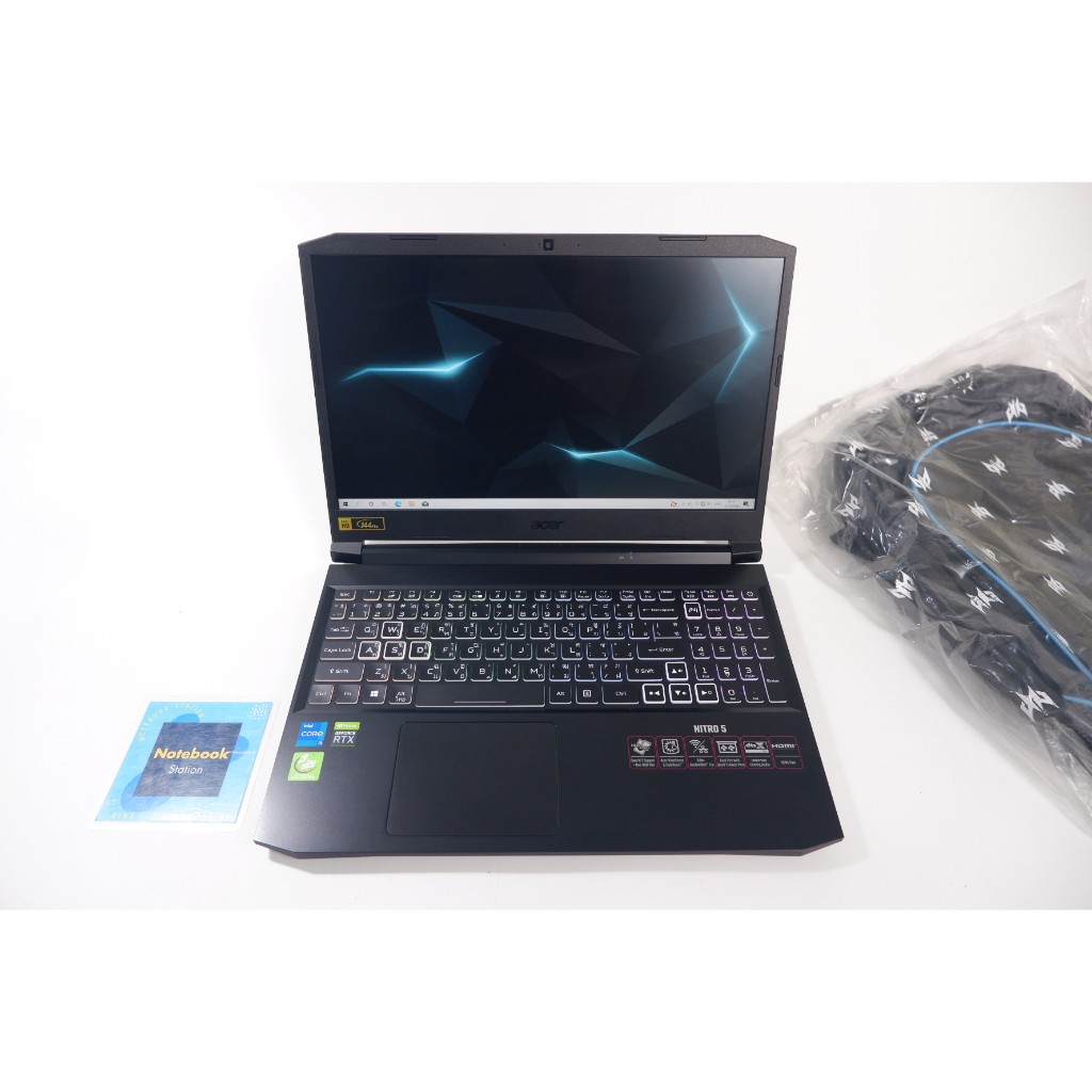 Acer Nitro5 i5-11400H RTX-3050 Ram8 SSD512 จอ15.6 144Hz ประกันศูนย์2025 ราคาเพียง 19,300 .-ฟรีกระเป๋