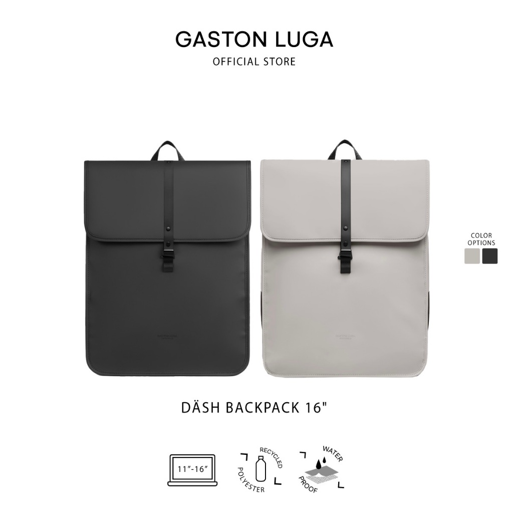 Gaston Luga รุ่น Däsh Backpack 16" กระเป๋าใส่เอกสาร โน๊ตบุ้ค วัสดุกันน้ำ