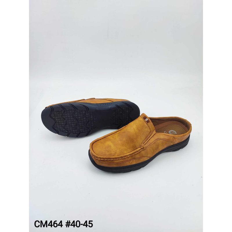 รองเท้าหนังแบบเปิดส้น รองเท้าเปิดส้น CSB รุ่น CM464 ไซต์ 40-45