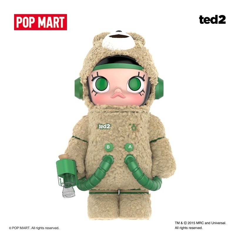 (พร้อมส่ง) Pop Mart 400% Mega Space Molly Ted2 Teddy Bear - 400% Molly Ted 2