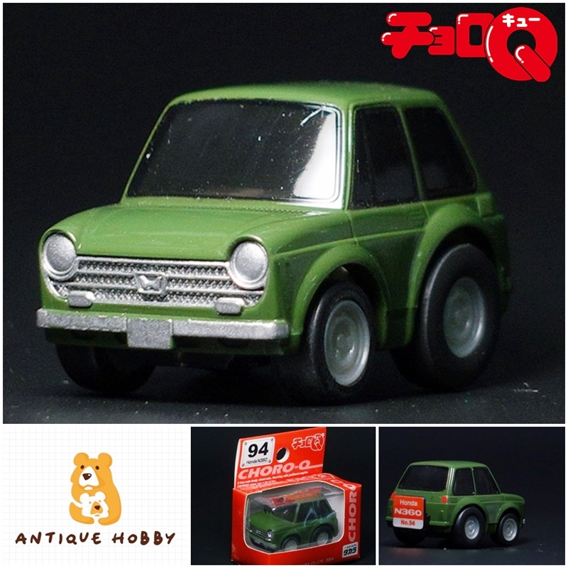 โมเดลรถ Choro Q 1/64 : HONDA N360 สีเขียว <สะสม/รถเด็กเล่น/รถของเล่น/รถเข็นPull back>