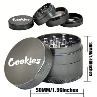 [จัดส่งวันนี้]🔥ที่บดสมุนไพร 50mm 4 ชั้น Cookies Grinders เคร…