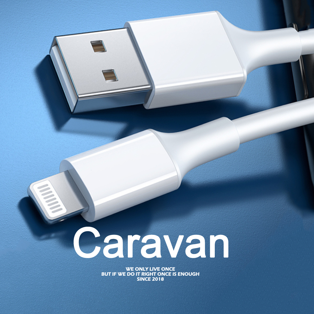 Caravan Crew สายชาร์จสำหรับไอโฟน สาย USB ชาร์จเร็ว 3A Charging Cable ไอโฟน Type-C Micro