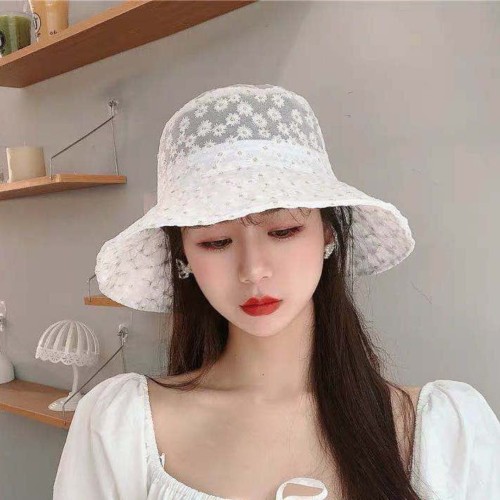 136 หมวกสไตล์เกาหลี บักเก็ตลูกไม้ แฟชั่นลูกคุณหนูมาแรง ใส่เที่ยวคาเฟ่