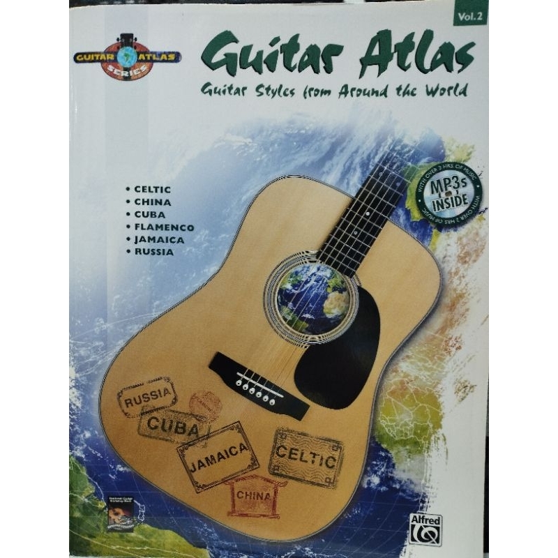 GUITAR ATLAS SERIES - GUITAR ATLAS GUITAR STYLES FROM AROUND THE WORLD VOL.2 W/MP3/038081373584