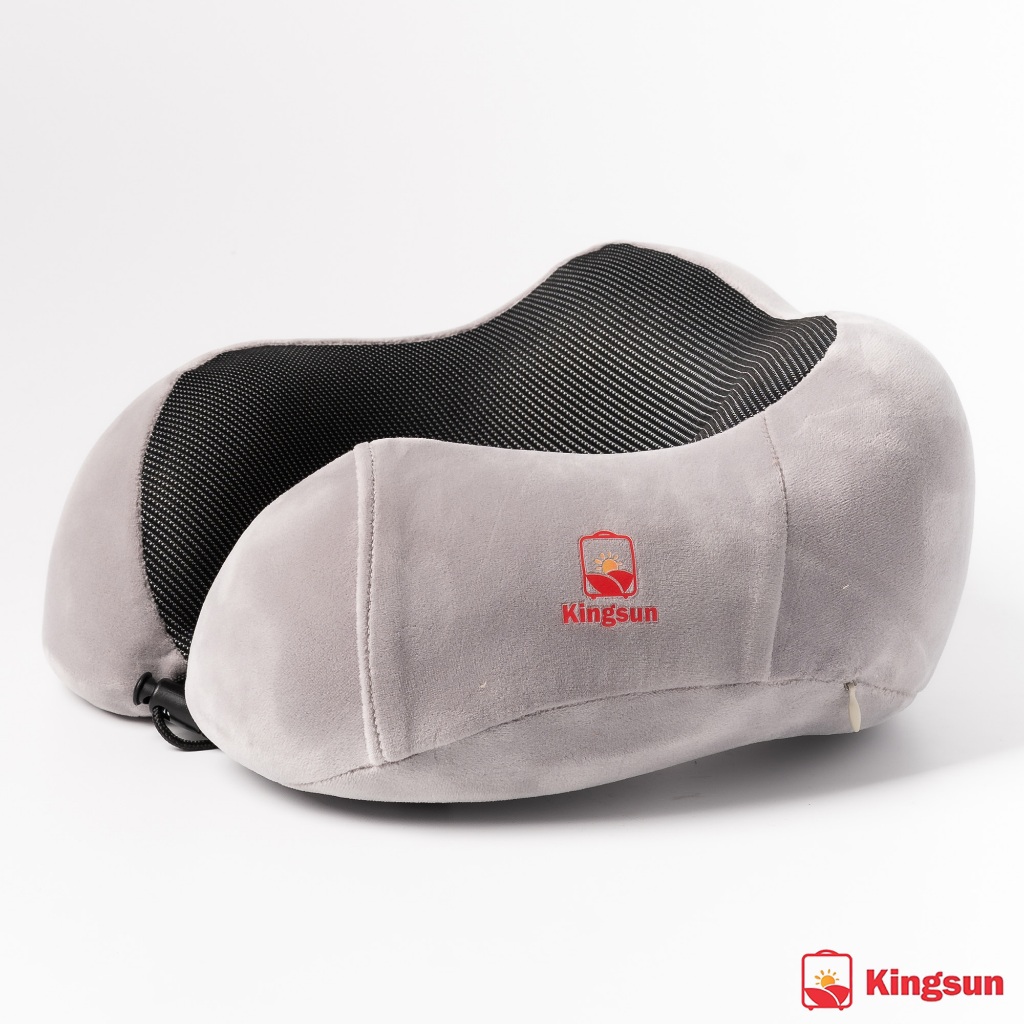 Kingsun หมอนรองคอรูปตัวยู วัสดุยางพาราคุณภาพสูง U99