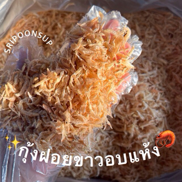 กุ้งฝอยขาวอบแห้งไซส์ M (กลาง) แบ่งขาย 500g รูปที่ 3