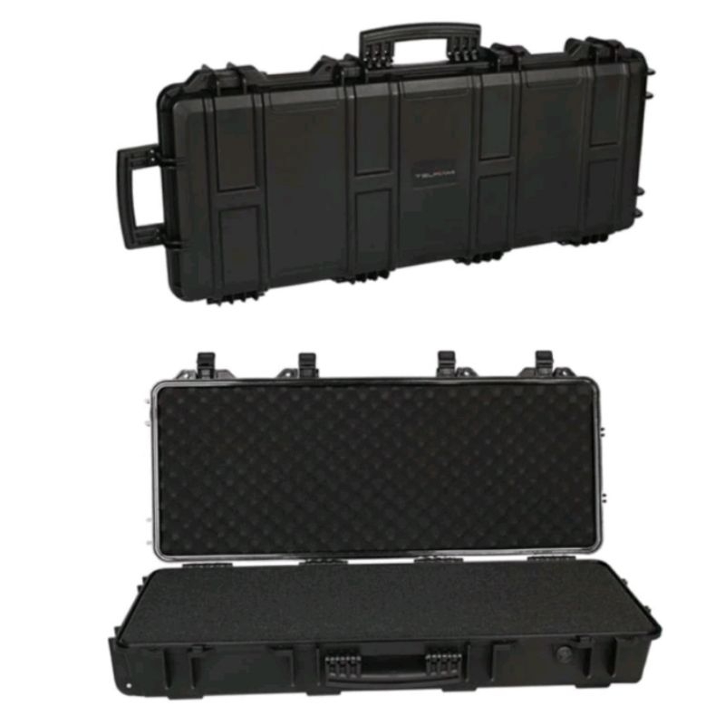 กล่อง Hardcase กล่องกันน้ำ กล่องปืนยาว ขนาด98×42×18ซม.Tool Box Car Roof Rally Box(สินค้าจากไทย พร้อมส่ง)
