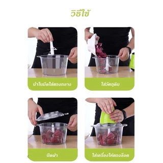 (โค้ด F6YGB9 ลดเพิ่ม 30.-)เครื่องปั่นหมู ปั่นพริก บดหมู