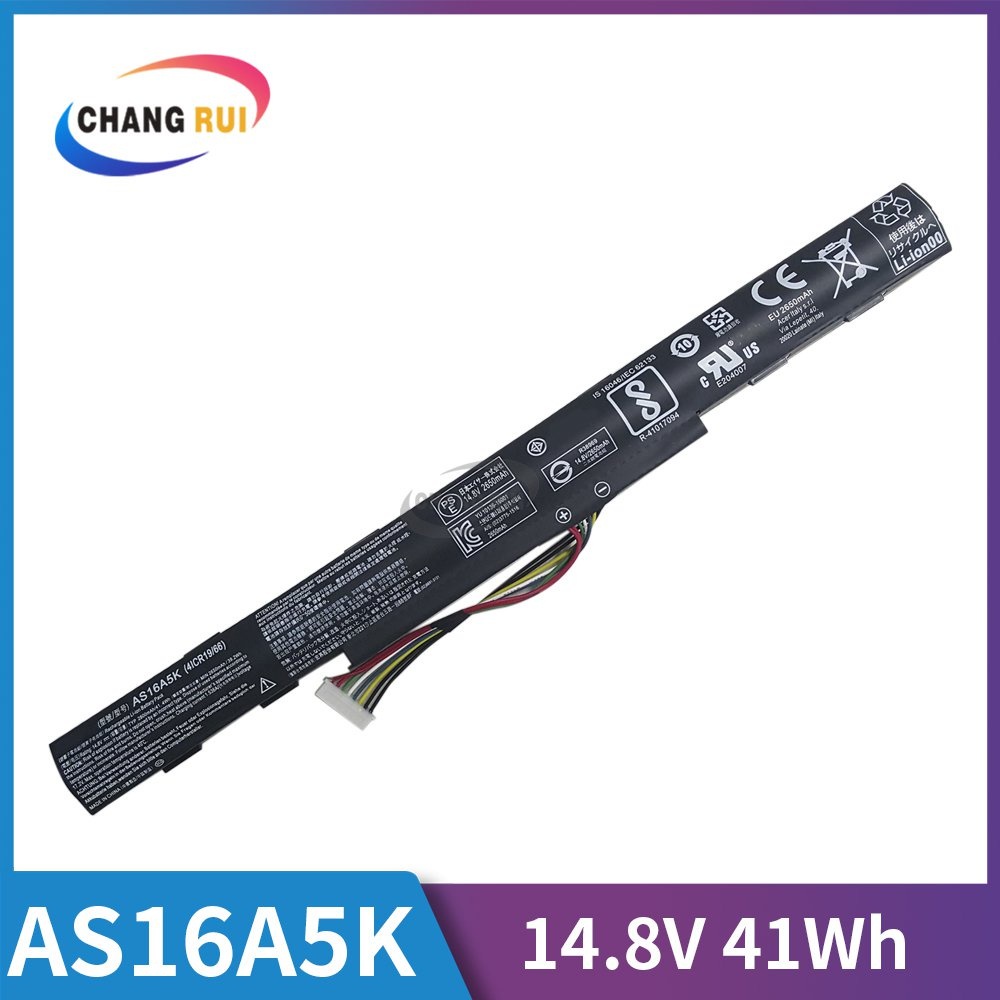 🔥CRO AS16A5K แบตเตอรี่สำหรับ Acer Aspire E15 E5-575 E5-575G E5-576 N16Q2 E5-575-33BM AS16A8K 4INR19/