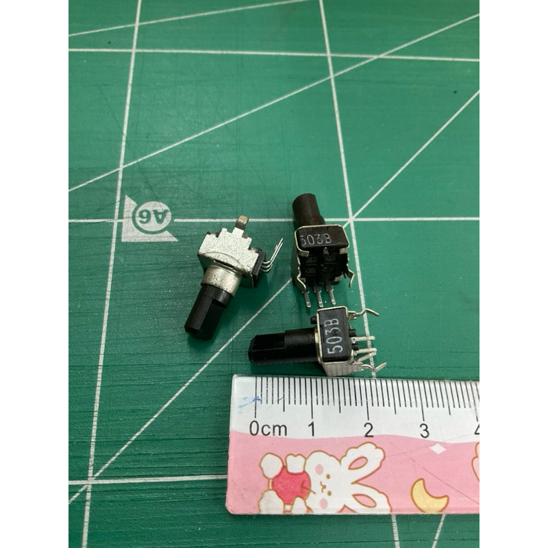 VR วอลลุ่มมิกซ์ 50KB 3ขา แกน13mm สินค้าพร้อมส่ง