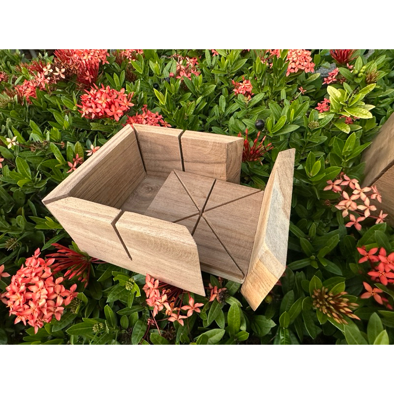 พร้อมส่ง บล๊อกหั่นแซนวิช 🌵ถอดได้🌵จากไม้สัก💗🌨️🥯