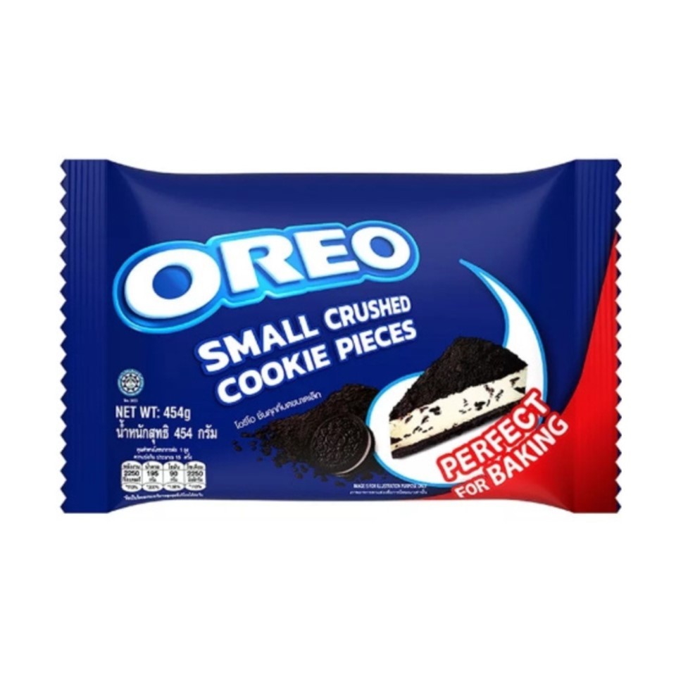 โอรีโอ้ คุกกี้บด 454กรัม / Oreo Crumbs Oreo Small Crushed Cookie Pieces 454g