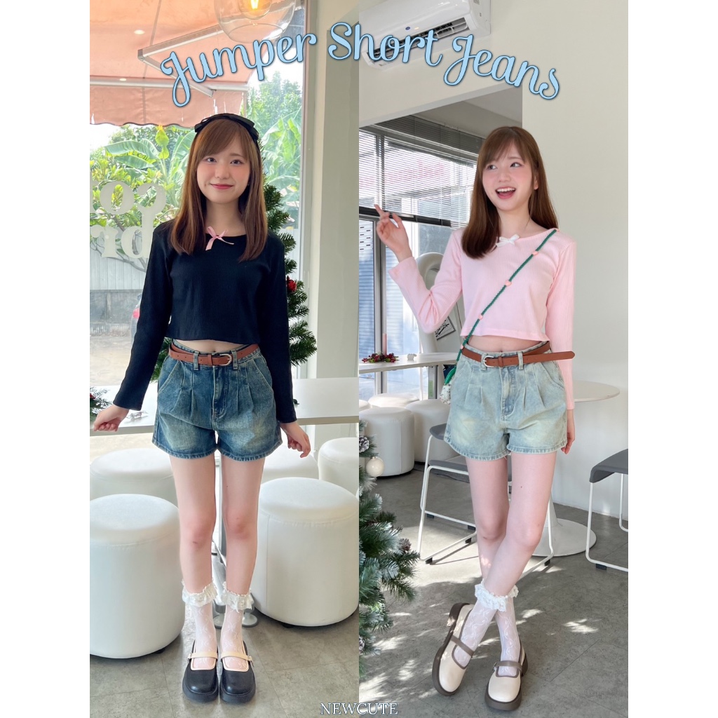 Jumper Short Jeans กางเกงยีนส์ขาสั้น