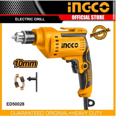 (โปรถูกสุด) สว่านไฟฟ้า 3หุน 500W หัวเหล็ก INGCO ED50028 หัวเหล็ก / ED500282 หัวพลาสติก (ประกัน 2+2 ปี) สว่าน