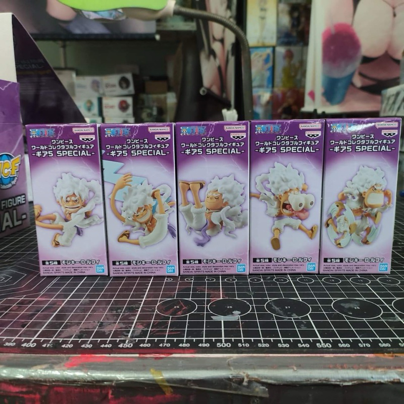 wcf One piece Luffy Special Nika ยกชุด 5 เเบบ มือ1