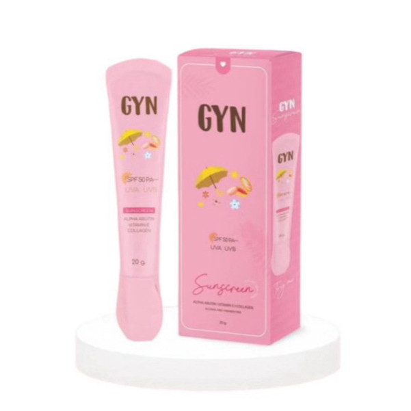 กันแดดจินน์ GYN SPF50 PA+++ หลอดสีชมพู