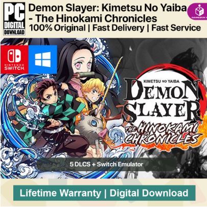[PC] Demon Slayer: Kimetsu No Yaiba - The Hinokami Chronicles – V1.10 + 5 DLCS + Switch Emu [DIGITAL DOWNLOAD | OFFLINE]