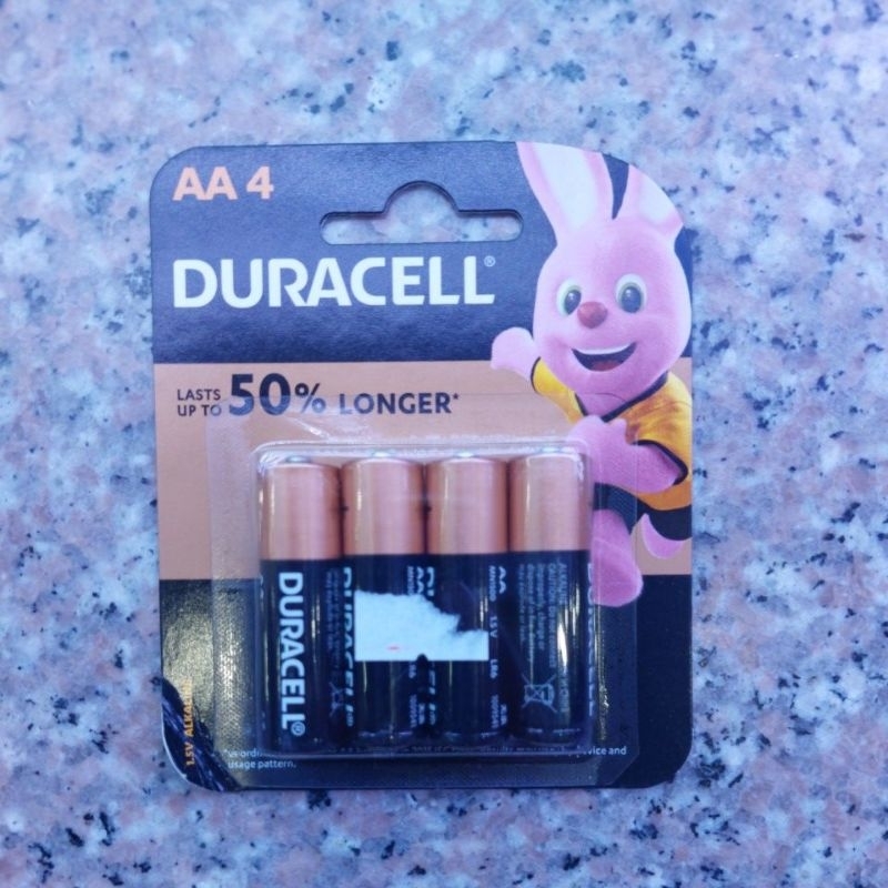 Duracell 1.5v alkaline battery aa4