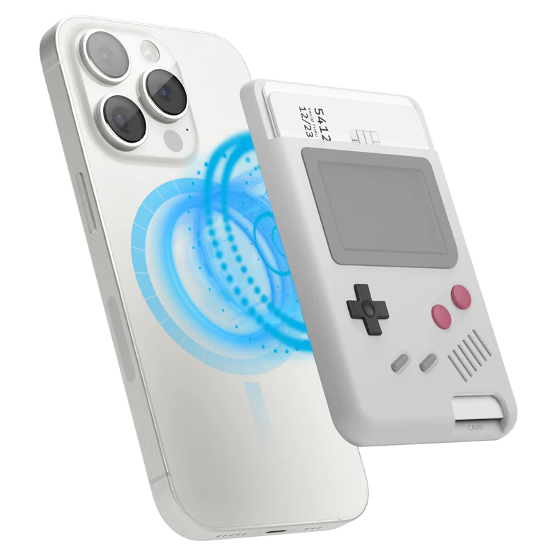 elago AW5 Game Boy MagSafe Card Wallet Pocket กระเป๋าใส่การ์ดติดแม่เหล็ก MagSafe