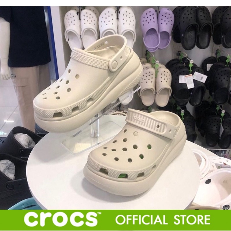 รองเท้า แท้ CROCS  Women's Crocs Classic Bae Clog รุ่นใหม่ใส่แล้วสูง สูงแท้ แม่ชมคอนเฟิร์ม (สินค้าพร้อมส่ง)