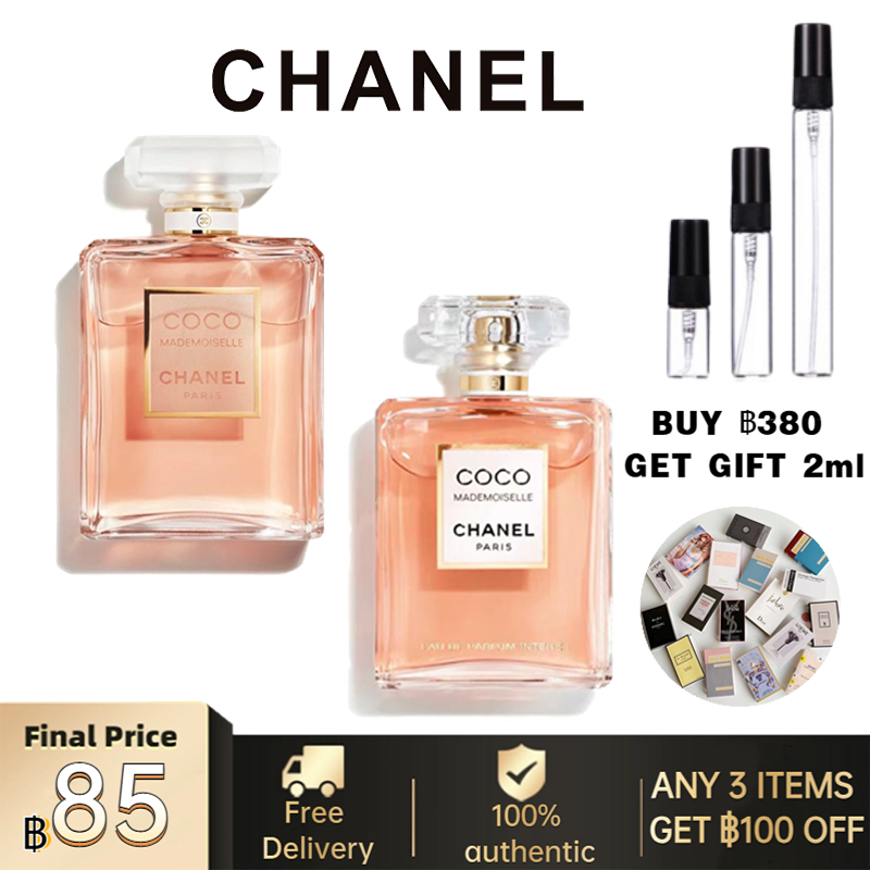 100%ของแท้💯💯Chanel Chanel Coco Mademoiselle EDP &amp; Chanel Coco Mademoiselle Intense EDP 2ml/5ml/10ml สปอตสินค้า