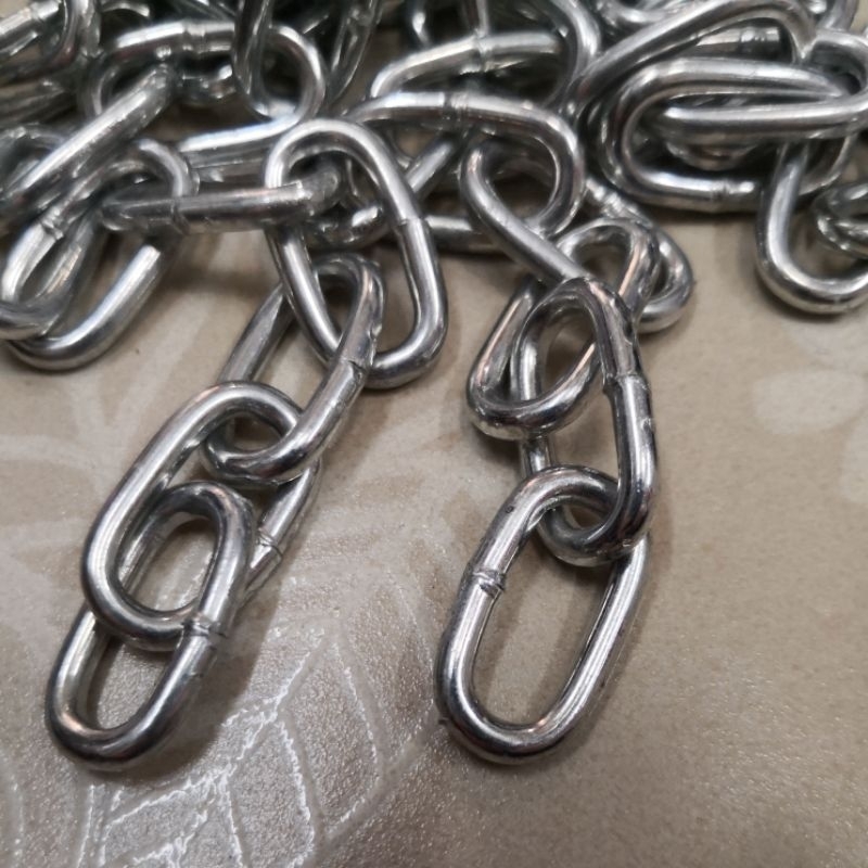 โซ่เหล็กชุบ หนา3มิล ยาว3เมตร คุณภาพเยี่ยม หนาทน - รูปที่ 2