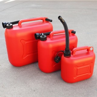 ถังบรรจุน้ำมัน ถังใส่น้ำมัน ได้มาตรฐาน HDPEพลาสติกสีแดง พร้อ…
