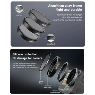 Telesin CPL+ND8/16/32 Filter Set for DJI ACTION 5Pro/4/3