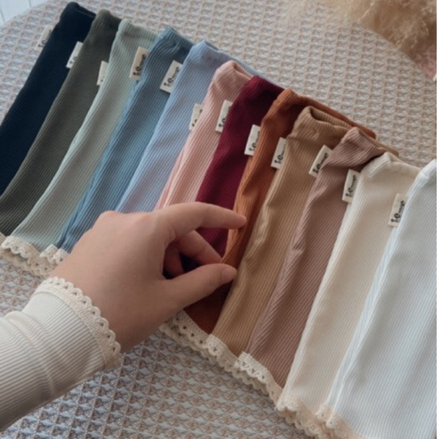 ปลอกแขนรุ่นMini02(ถักครีม)📍แบบสั้นพิเศษ(20cm)สำหรับปกปิดข้อมือดูดีมีสไตล์