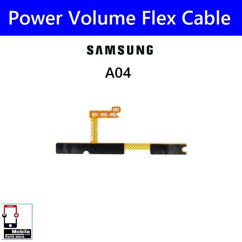 แพรสวิตช์ Samsung A04 แพรpower แพรปิดเปิด Power&Volume Button Flex Cable