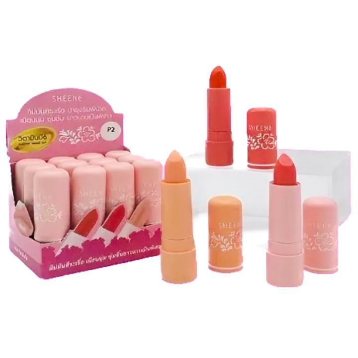 แพ้กกิ้งใหม่ sheene มอยส์เจอร์ไรเซอร์ ลิป แคร์ ยกกล่อง 12 ชิ้น