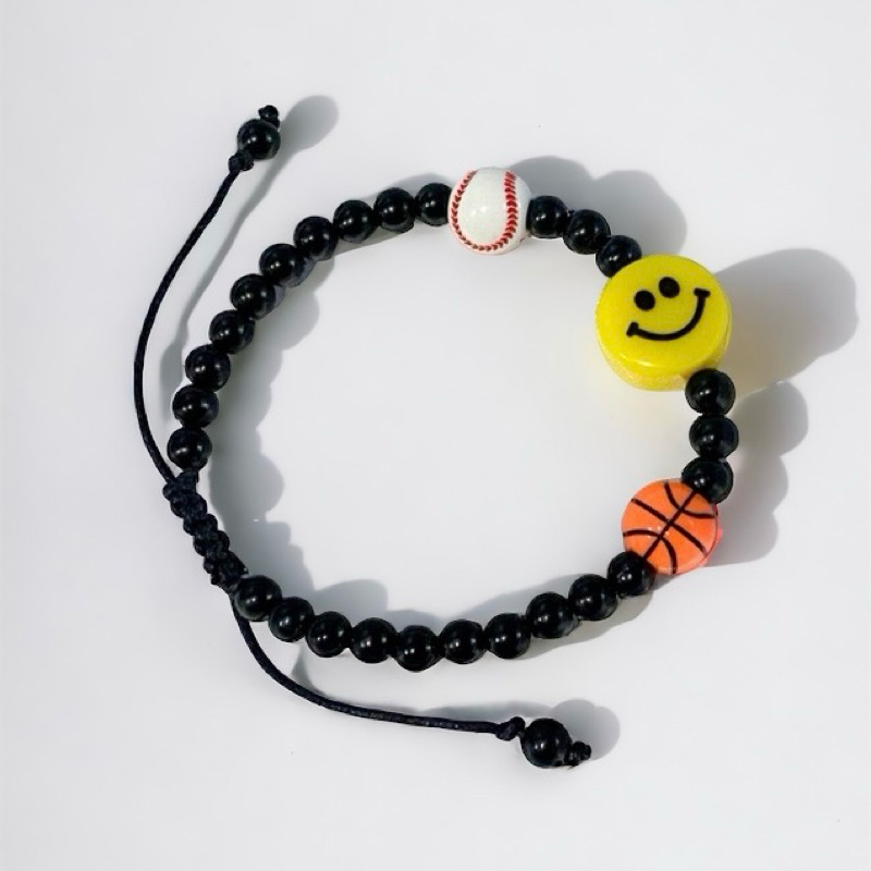 กำไลลูกปัดสร้อยลูกปัด สามารถปรับความยาวได้ งานHandmade ใส่คลูๆ