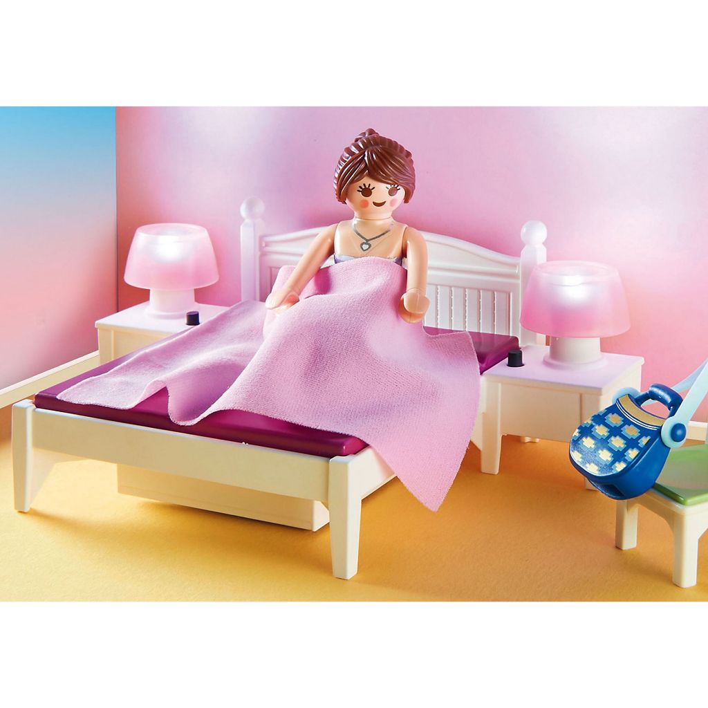 Playmobil 70208 Dollhouse Bedroom with Sewing Corner ของเล่นบทบาทสมมติ ดอลล์เฮ้าส์ ห้องนอน พร้อมมุมเย็บผ้า — صورة 4